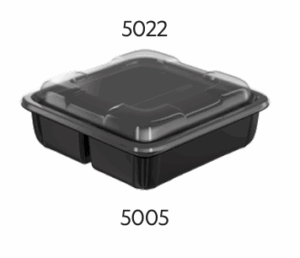 Pjata e Zeze per Sallat 1000cc – 50 Copë