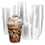 Gota Frappe 12 oz Set me Kapak – 50 Copë