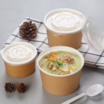 Pjata te Supes 16 oz me Kapak – 50 Copë